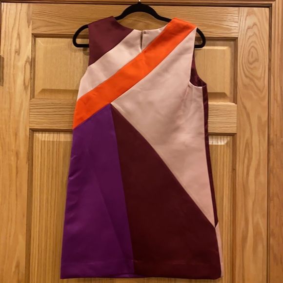 Milly Peau de Soie Seamed Shift Dress - Picture 6 of 8